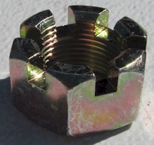 Slotted Nut for pivoting axle F-1724