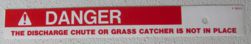 Decal, Chute Safety P-10122