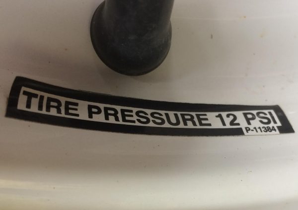 Decal, Tire Pressure P-11384 - Image 2