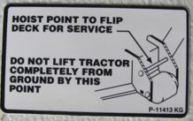 Decal, Hoist Point P-11413