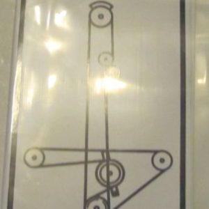 Decal, BOSS Belt Routing P-11935