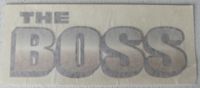 Decal, BOSS logo P-12016